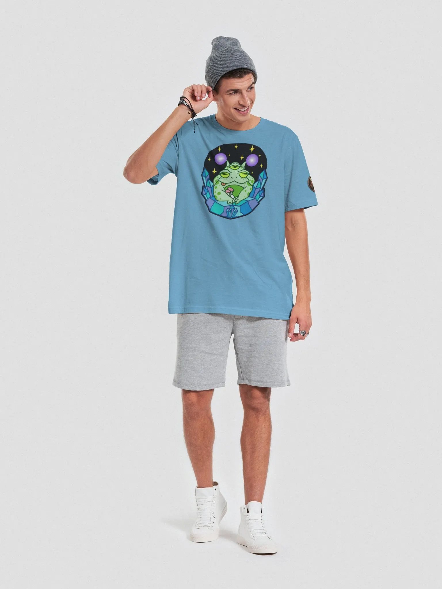 Green Alien Frog T-Shirt product image (4)