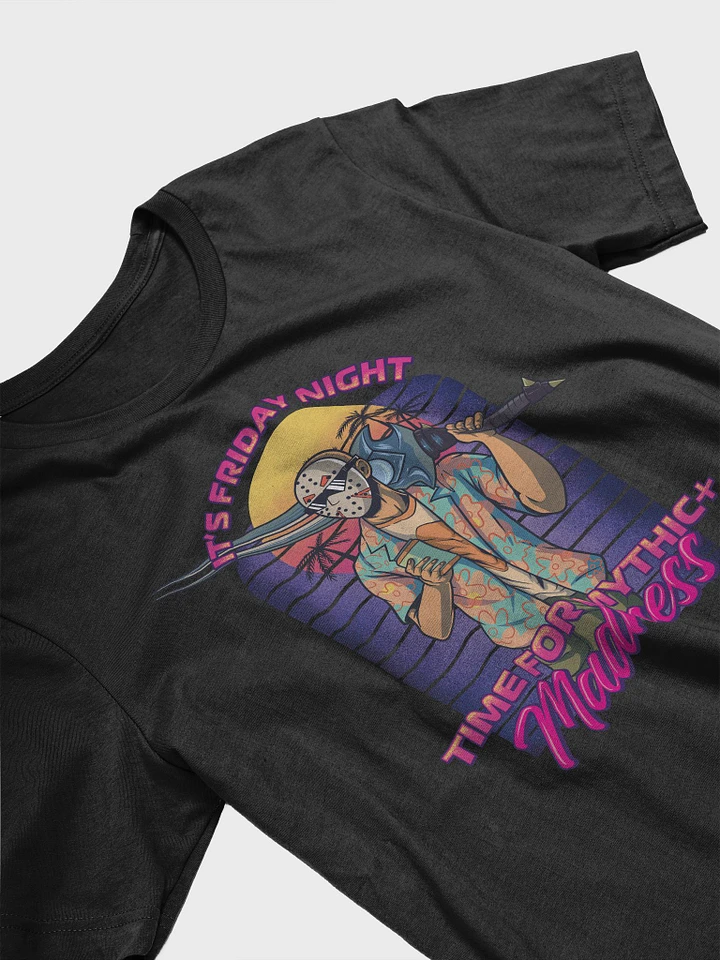 Synthwave Mythic+ Madness Tee product image (2)
