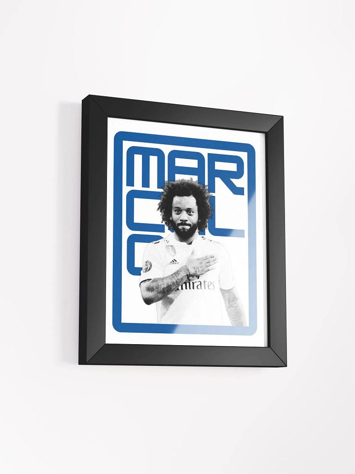 Marcelo BW Real Madrid Name Art Framed Print product image (1)