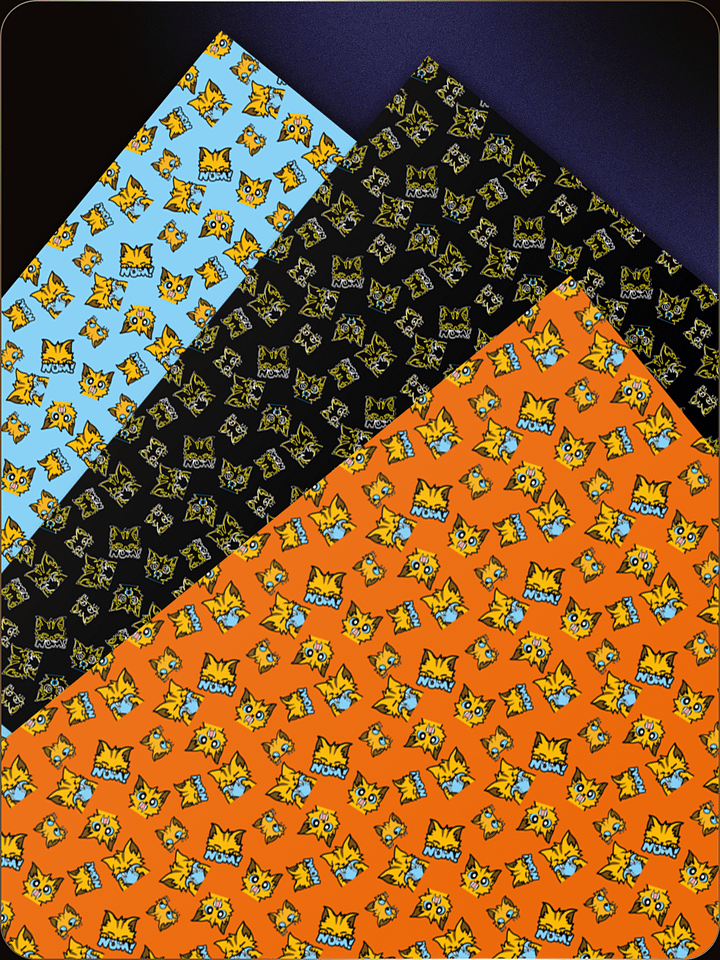 WrappleCat?! SparkleCat Emotes Wrapping Paper product image (2)