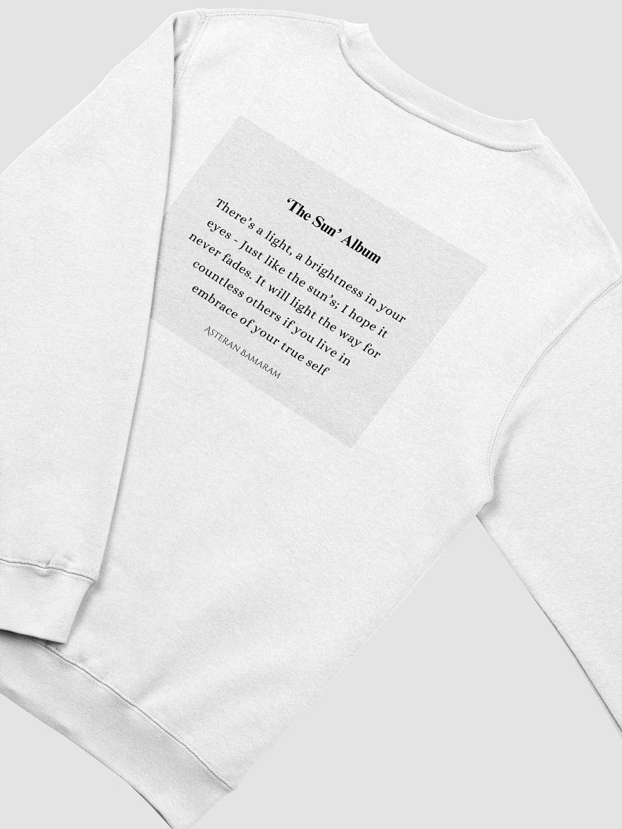 Copy of 'The Sun' Album Pre-release Sweater (White) product image (4)