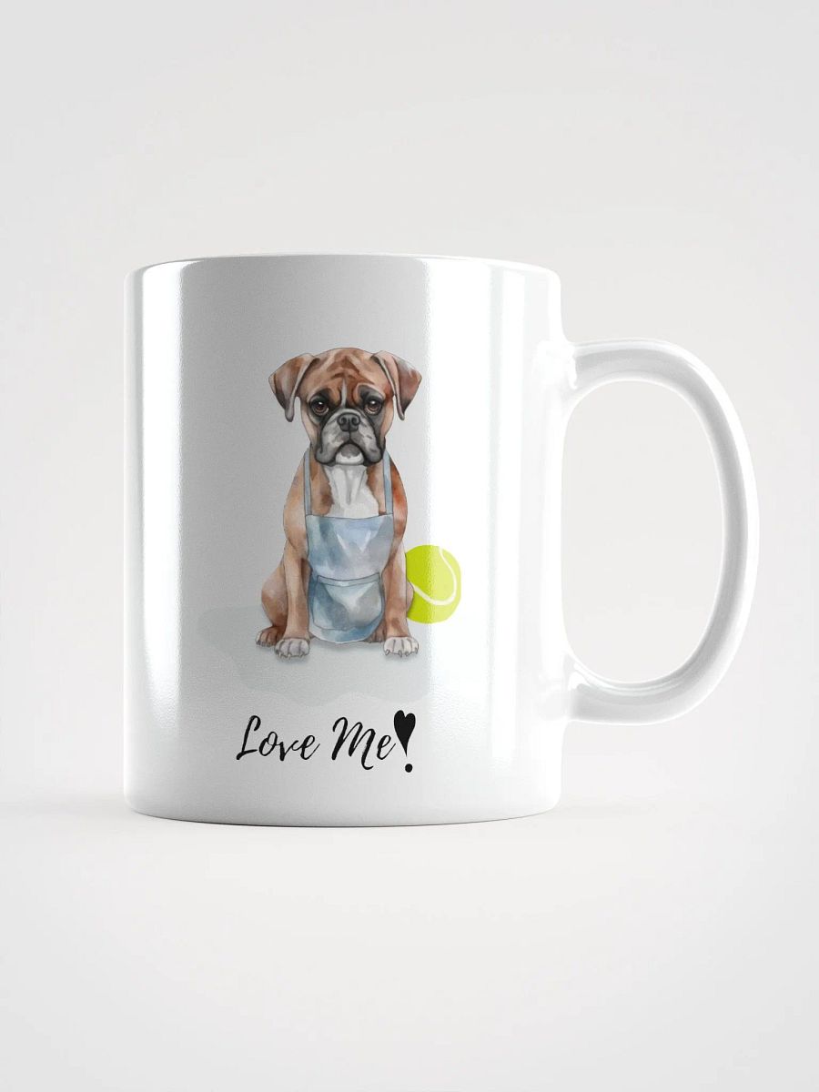 Apron Pup White Glossy Mug product image (3)