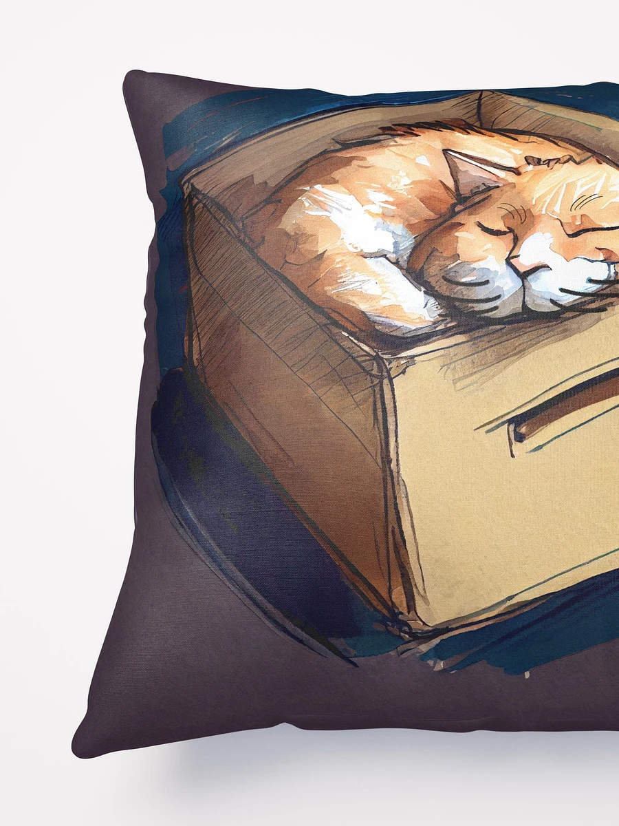 Kitty In A Box - Ginger Cat Throw Pillow product image (4)
