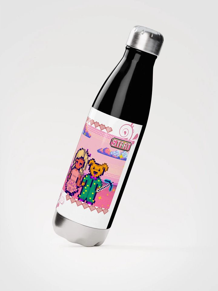 Mykah and Thor Pixel Water Bottle product image (2)