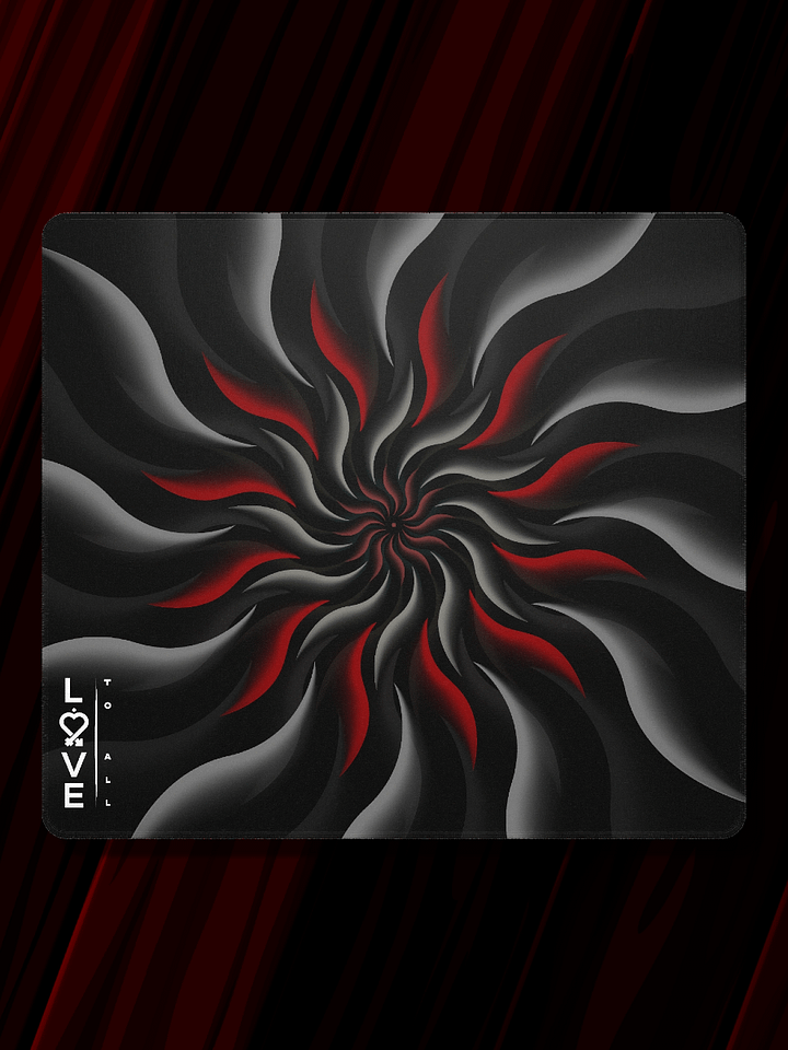 Red Mandala Large Mousepad product image (1)