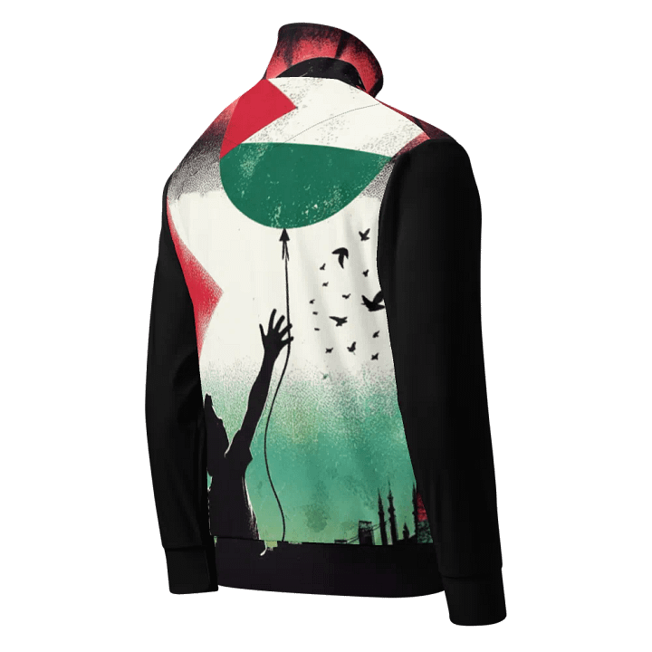 EcoSoft Unisex Track Jacket | Ai Design Free palestina product image (2)