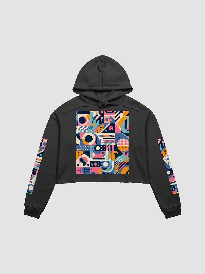 Funky Fusion: Cutout Collage: Crop Hoodie product image (1)