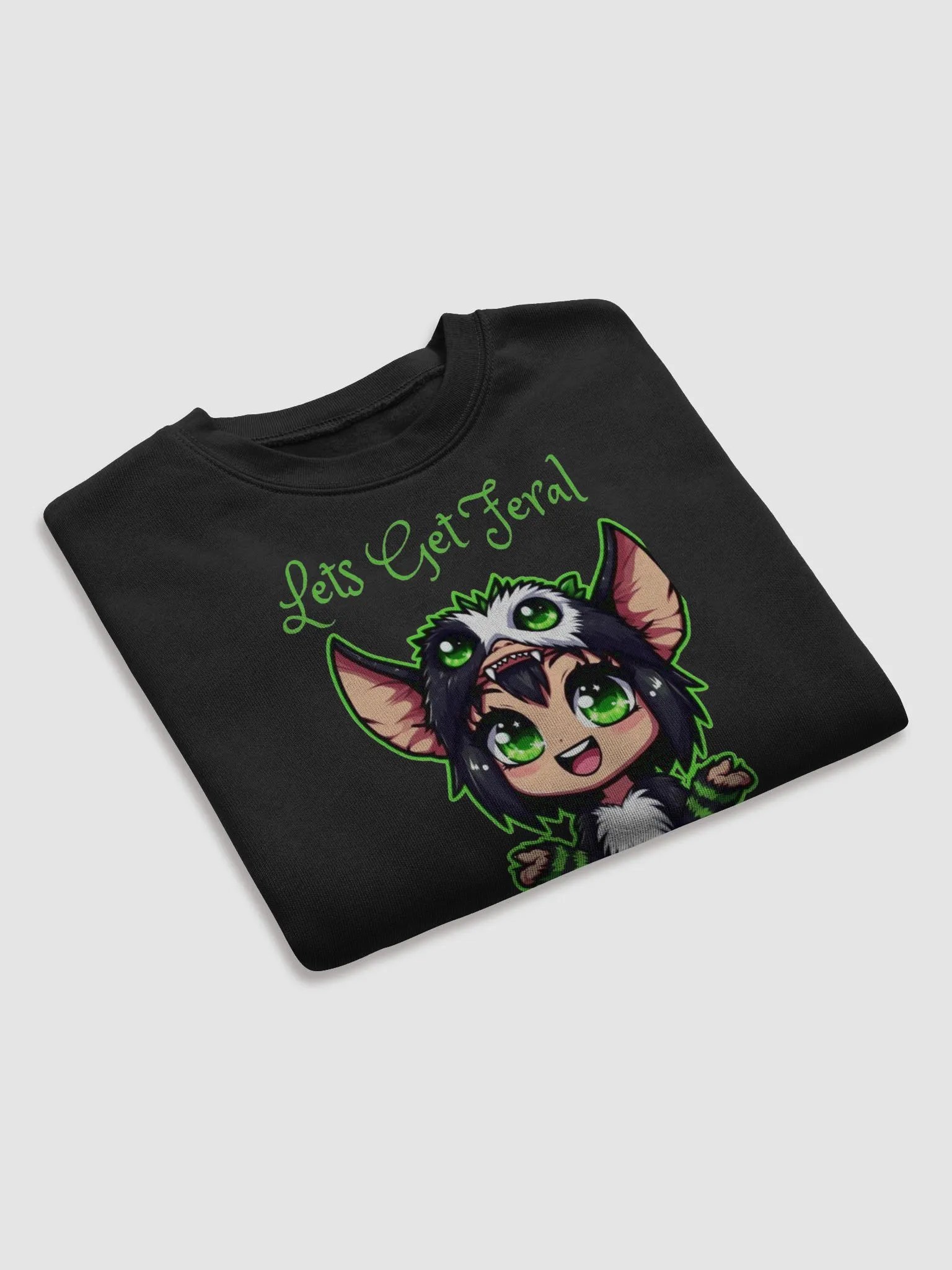 lets get feral womens fleece crop sweatshirt product image (7)