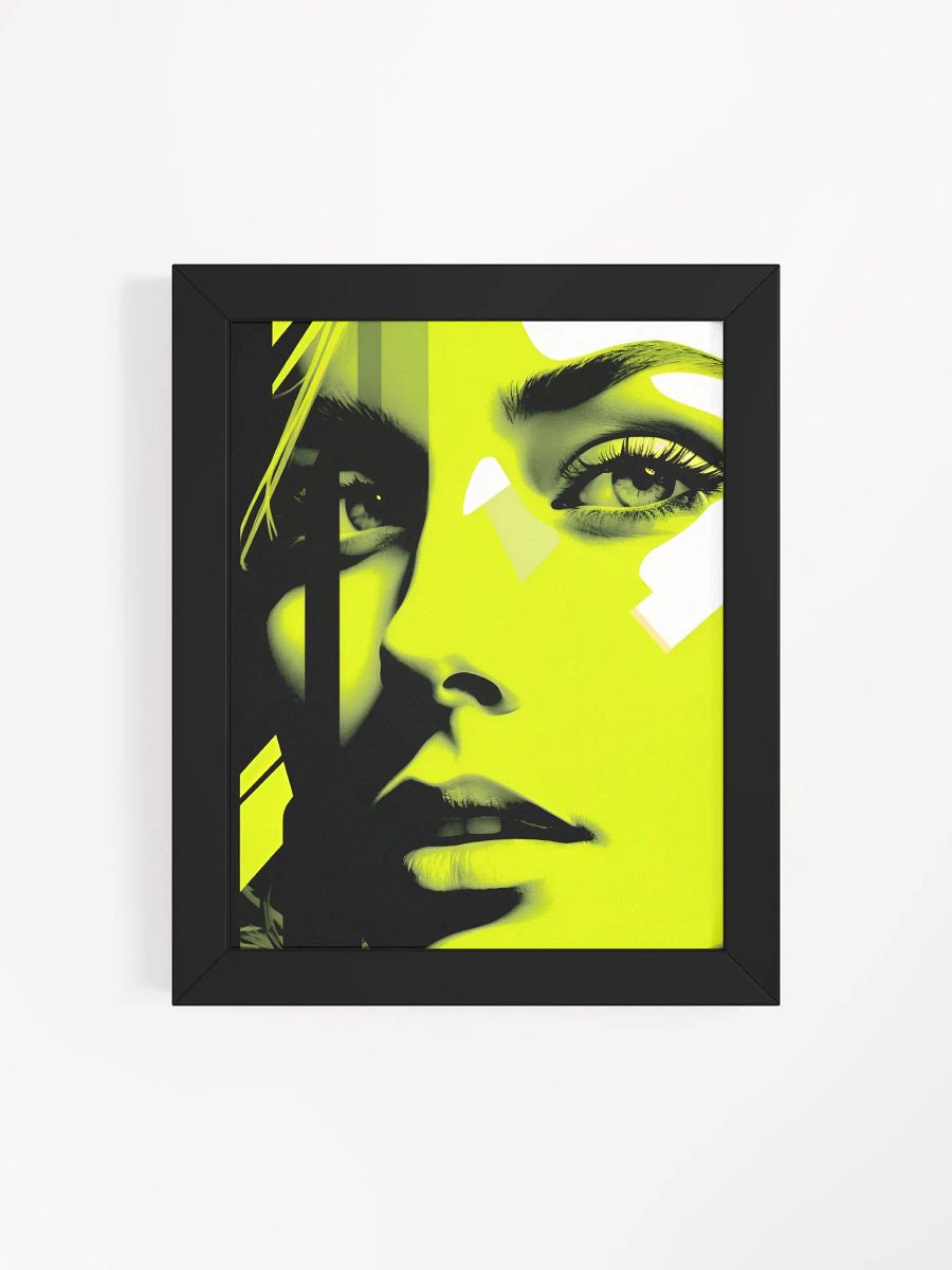 Pop Art Beauty Face - lime product image (4)