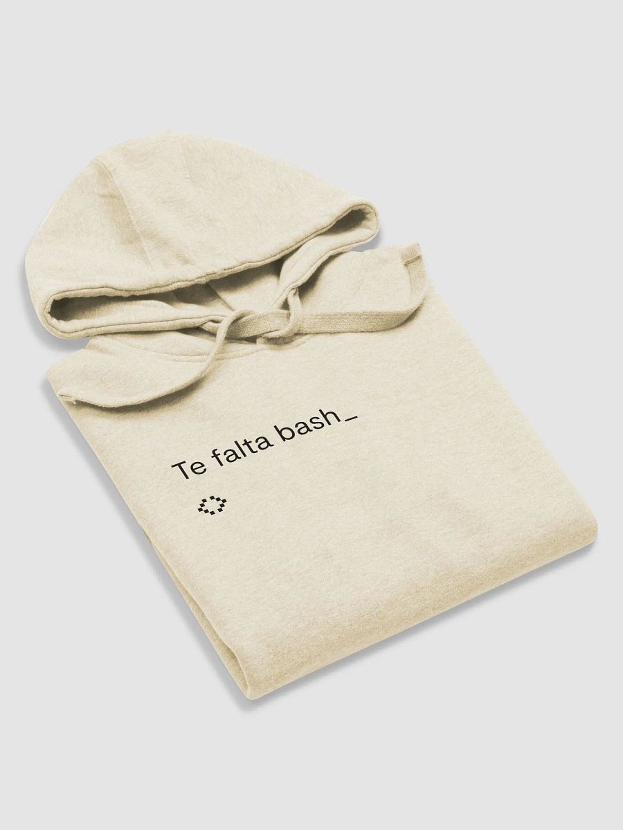 Sudadera agustera "Te falta bash" product image (4)