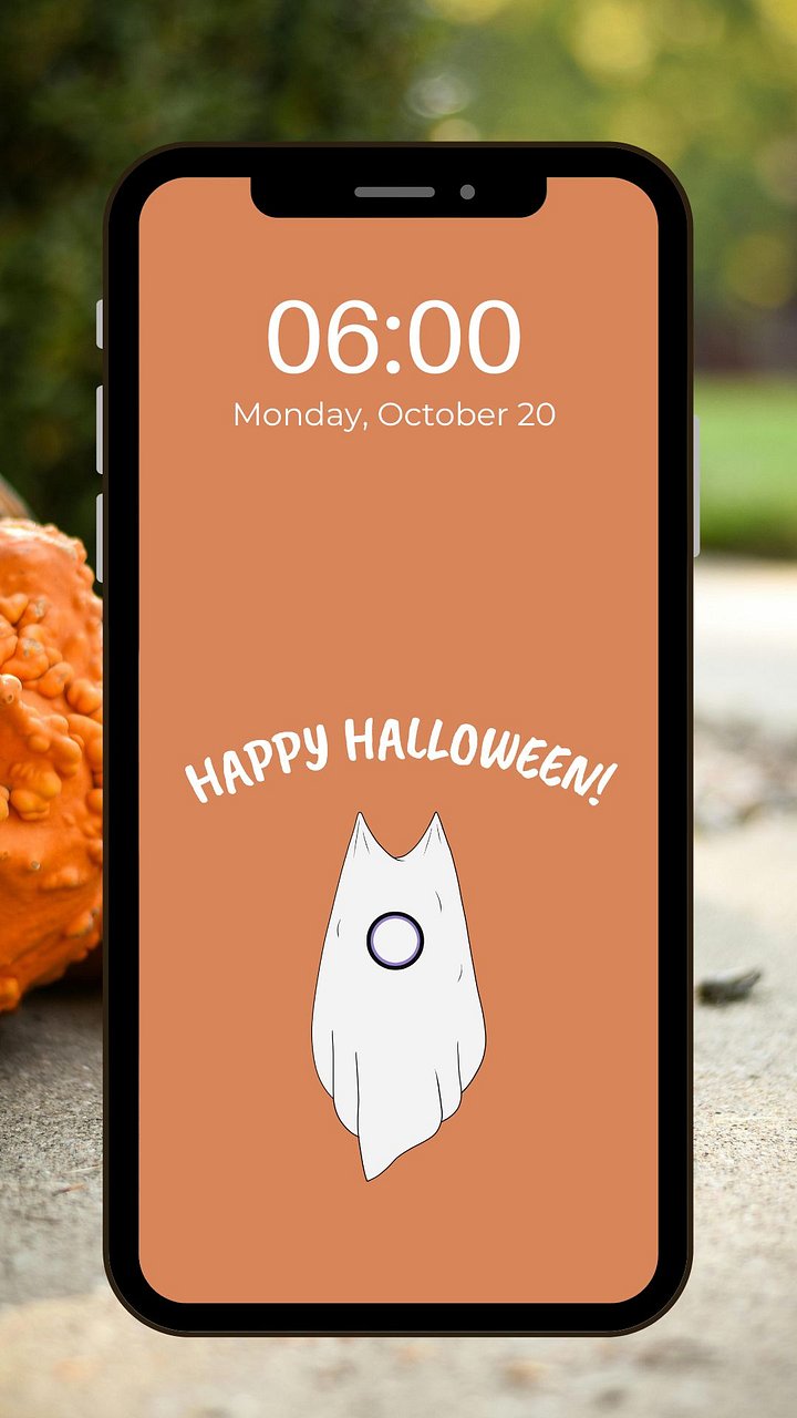 DD1 Ghost Costume Phone Wallpaper product image (1)
