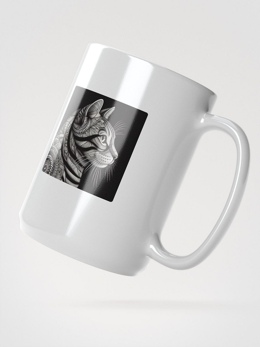 Symmetrical Feline Elegance Mug product image (2)