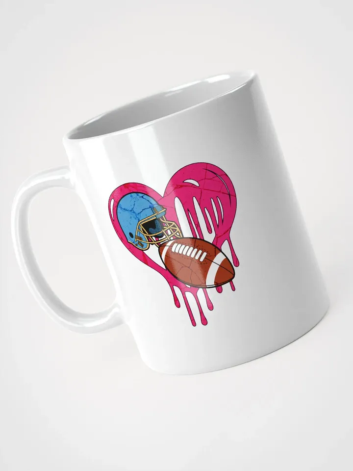 Heart Football Gridiron Dreams Mug product image (2)