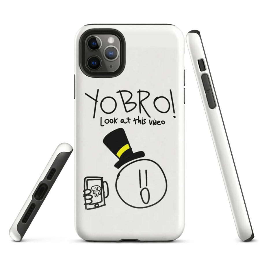 “YO BRO LOOK AT THIS VIDEO” IPhone case product image (1)