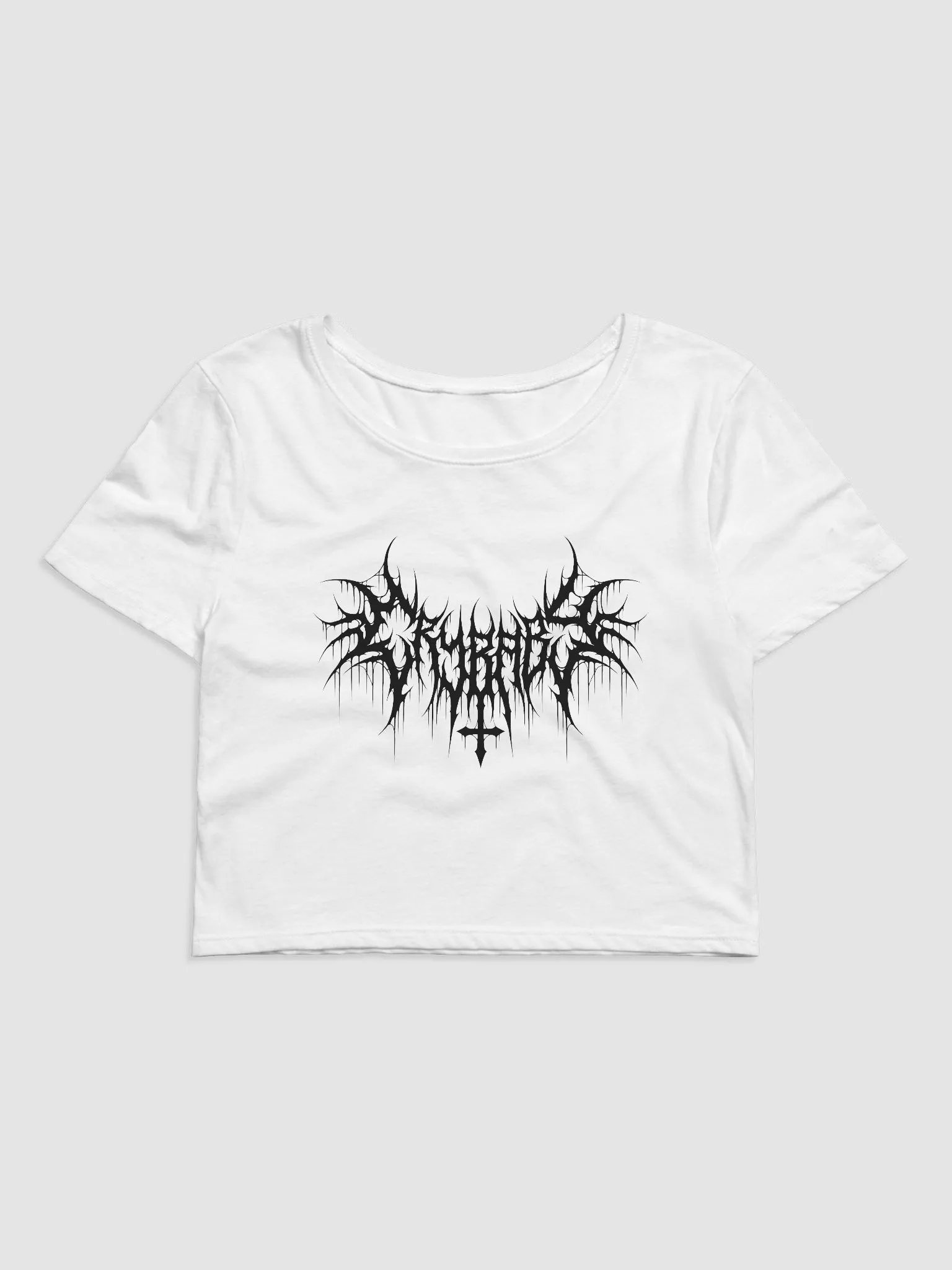 Metal Crop Top - Black product image (1)