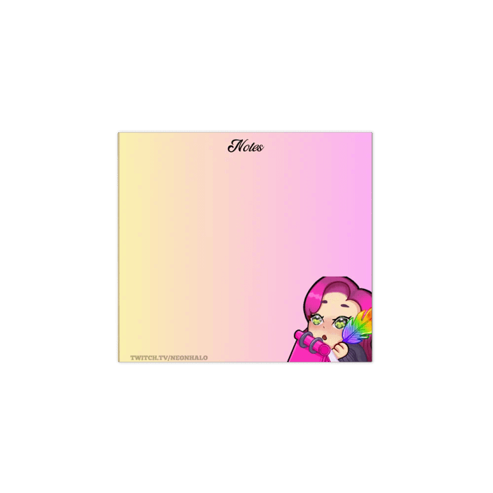 NeonHalo Note Notepad - Unlined product image (1)