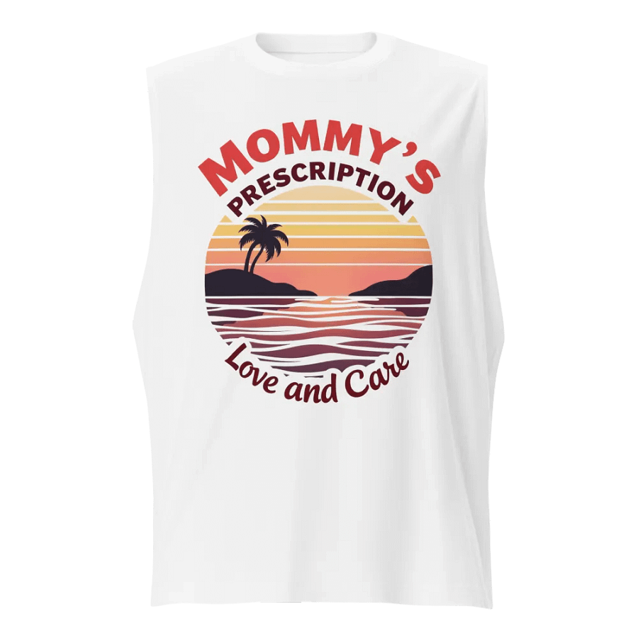 mommy's Priscription, Sunset Love and Care Muscle Tank product image (1)