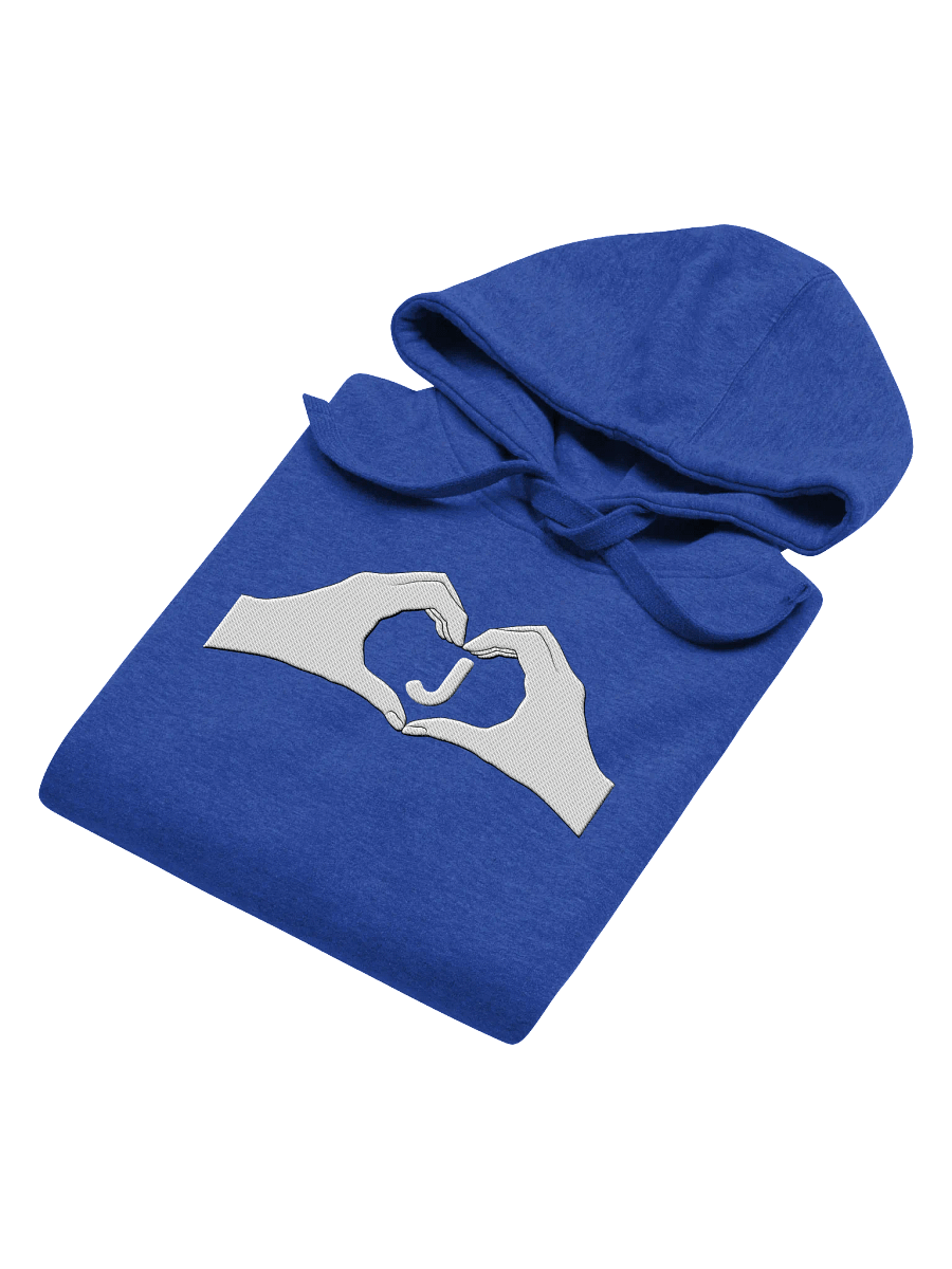 Heartfelt Love "J" Embroidered Unisex Premium Hoodie product image (44)
