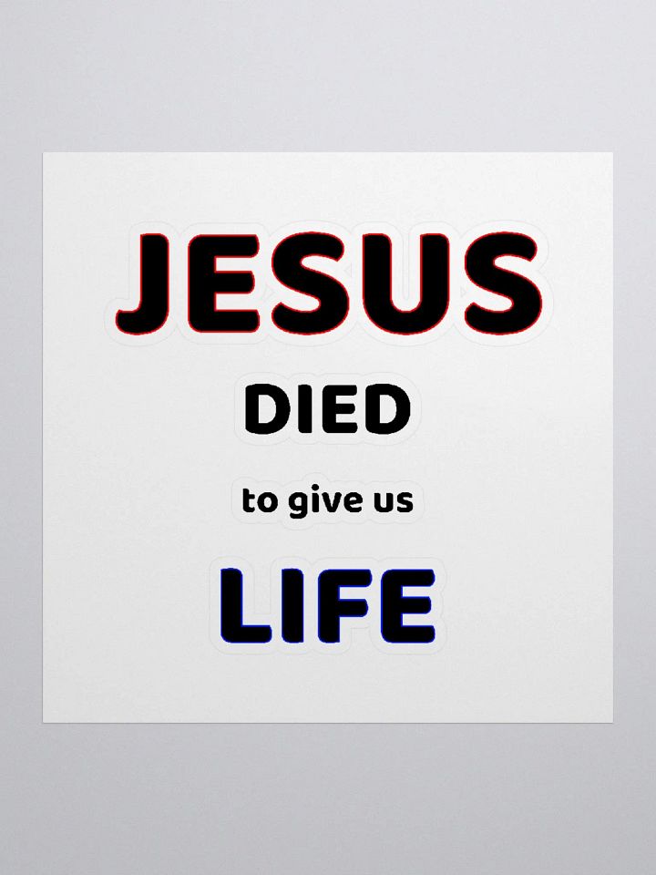 Glowing Jesus Life Stickers product image (3)