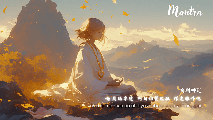 $free白財神心咒wallpaper download product image (1)