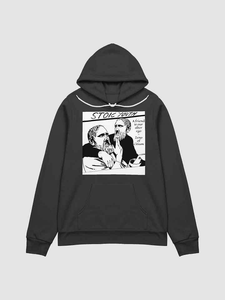 Stoic Youth Zeno of Citium quote Bella+Canvas Supersoft Hoodie product image (1)