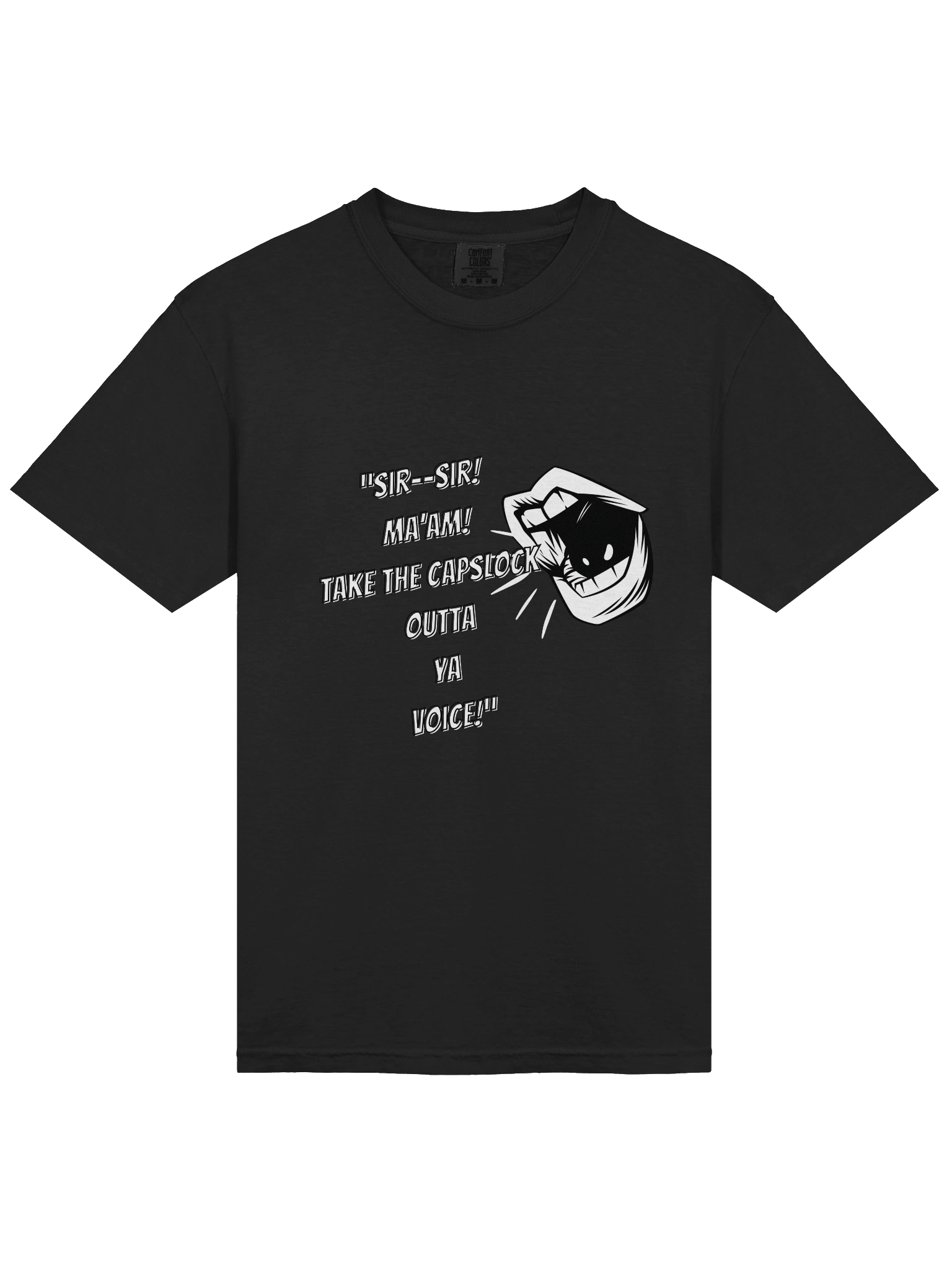 "Take The Caps Off" Dark Dyed T-shirt product image (14)