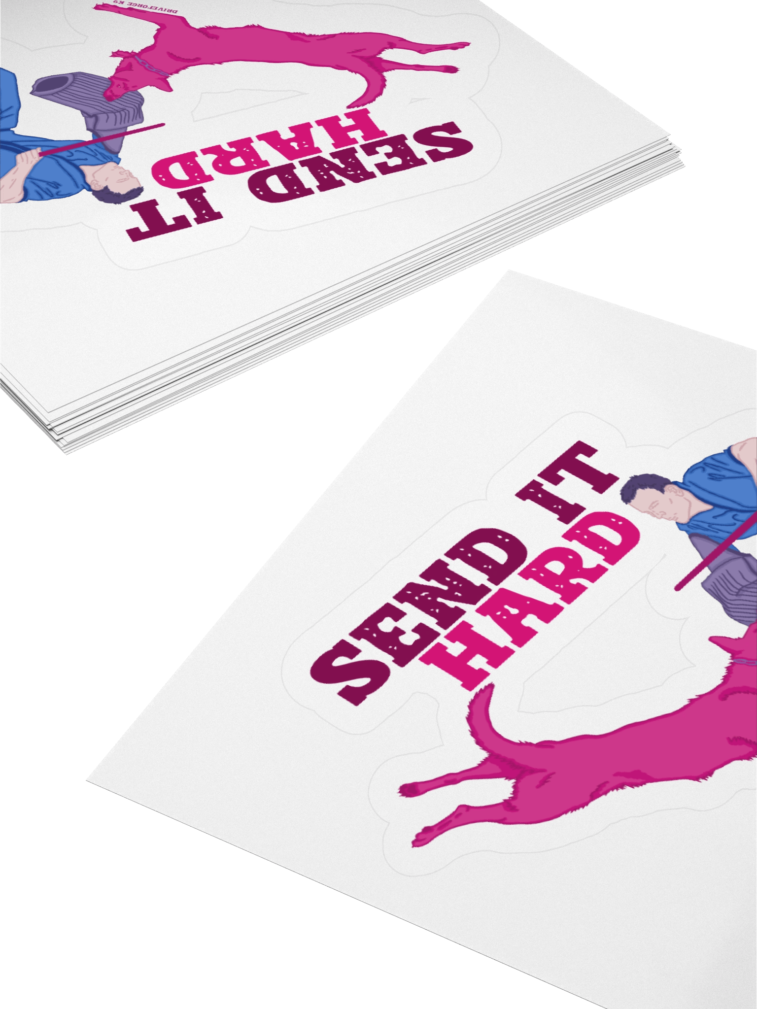 Sent It Hard Vinyl Sticker product image (4)