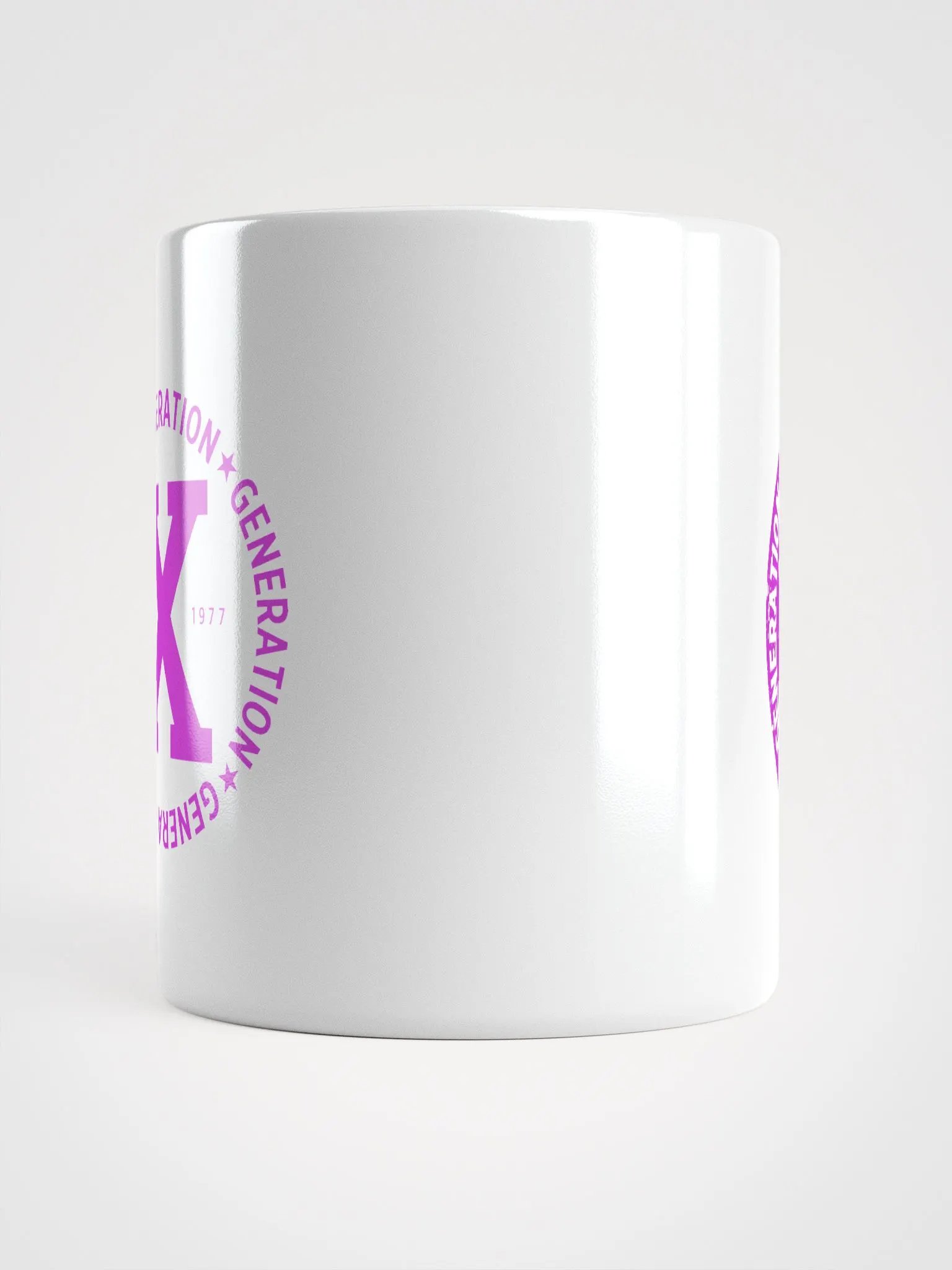 Generation X ESTD 1977 Distressed White Coffee Mug product image (13)