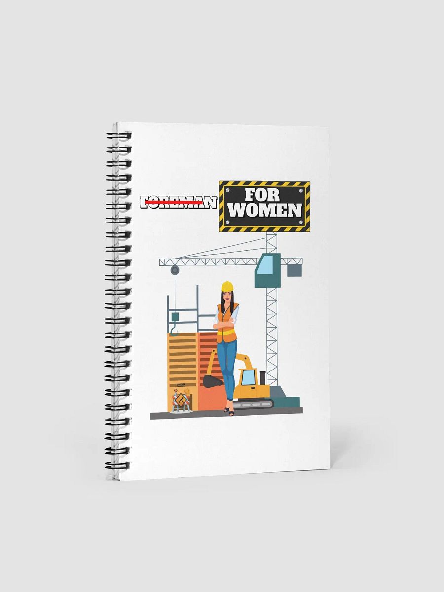 For Women Construction Spiral Notebook product image (3)