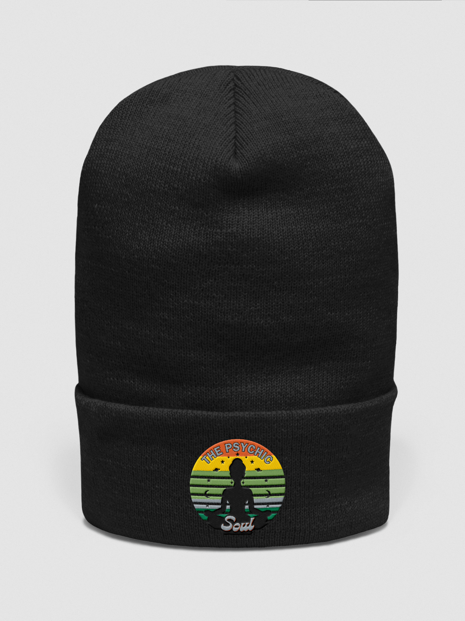 Soul Spark Cuffed Beanie | Embroidered Cozy Fit product image (7)