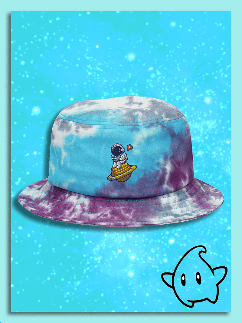 SpaseBoi Tie-Dyed Bucket Hat