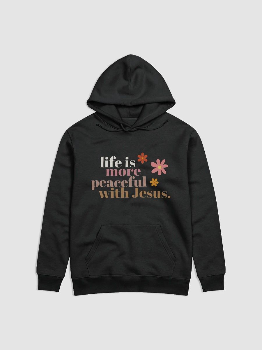 Peace With Jesus Unisex Eco Hoodie product image (1)