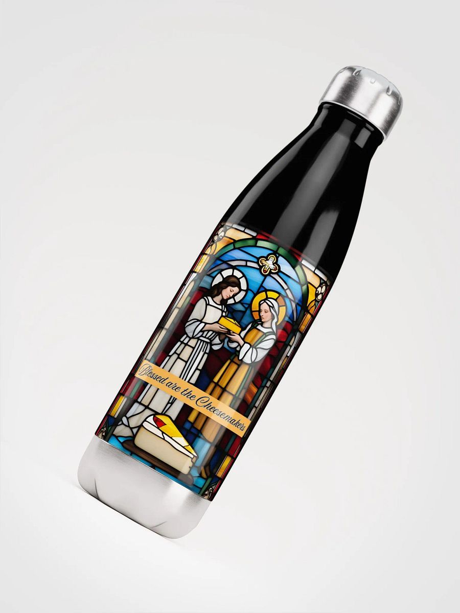 Blessed are the Cheesemakers 17oz Stainless Steel Water Bottle #01 product image (8)