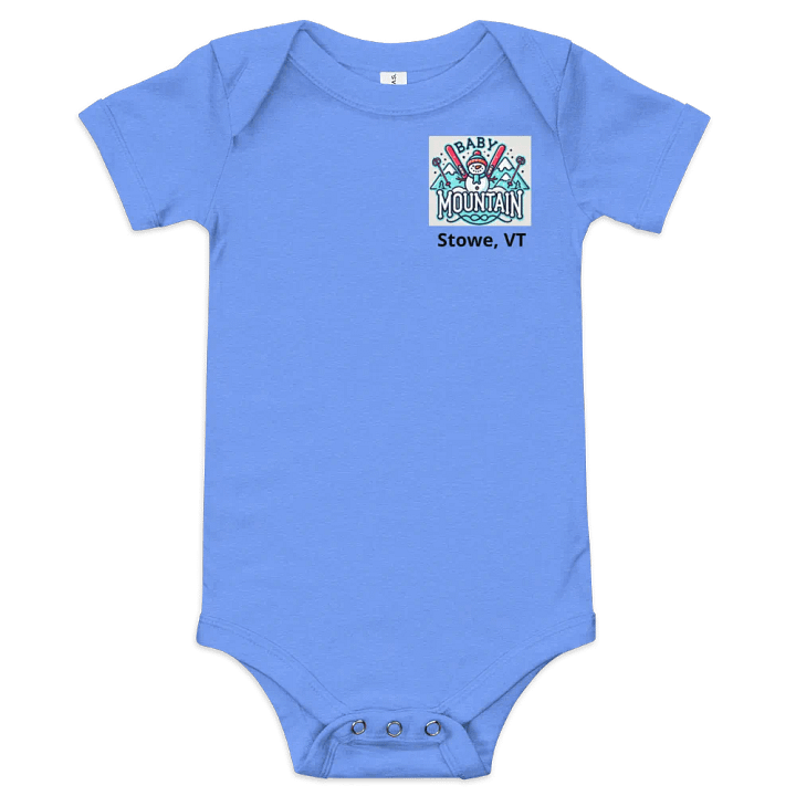 Cheerful Snowman Baby Onesie - Stowe, VT product image (5)
