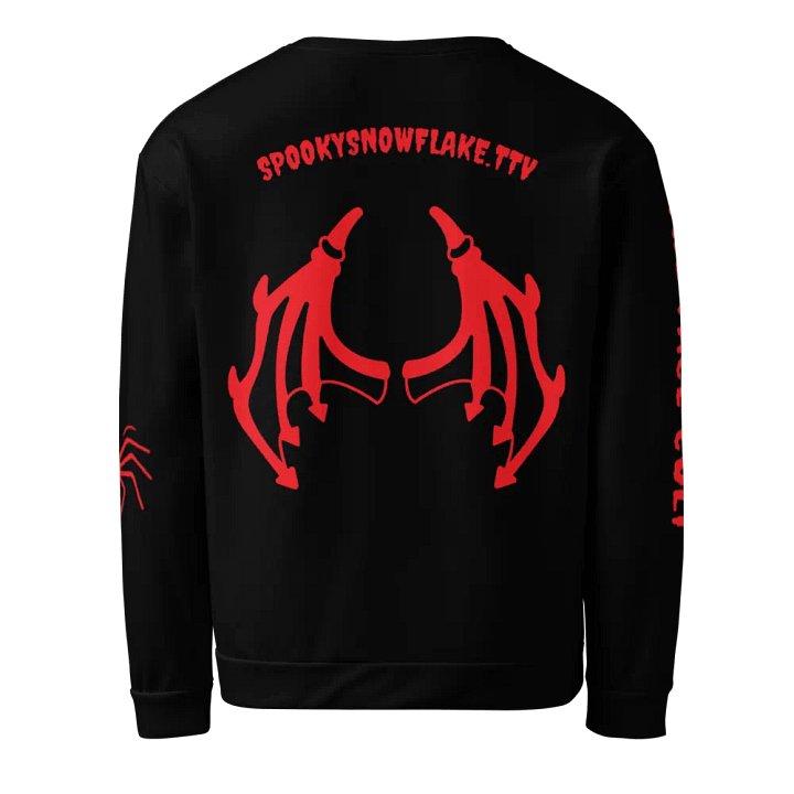 'SPOOKYSNOWFLAKE' Recycled Unisex Sweatshirt product image (2)