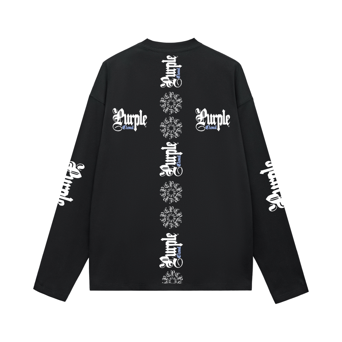 PURPLE CLOUD " CROSSES " LONGSLEEVE product image (2)