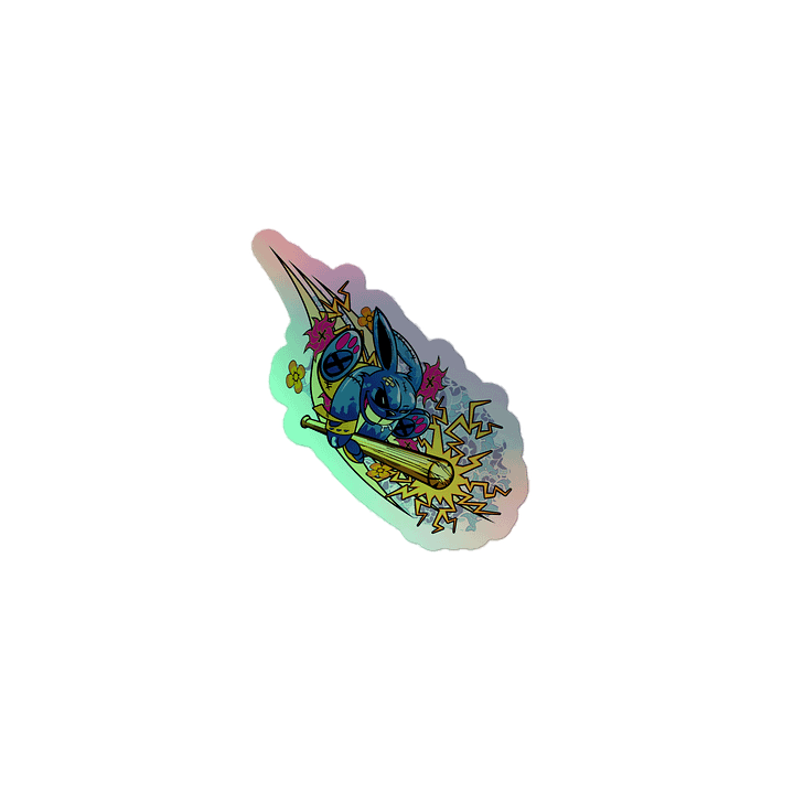 Hare Havok Sticker Holographic product image (1)