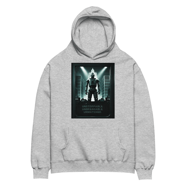 Unstoppable, Unbreakable, Unmatched Art Deco Robot Hoodie product image (6)
