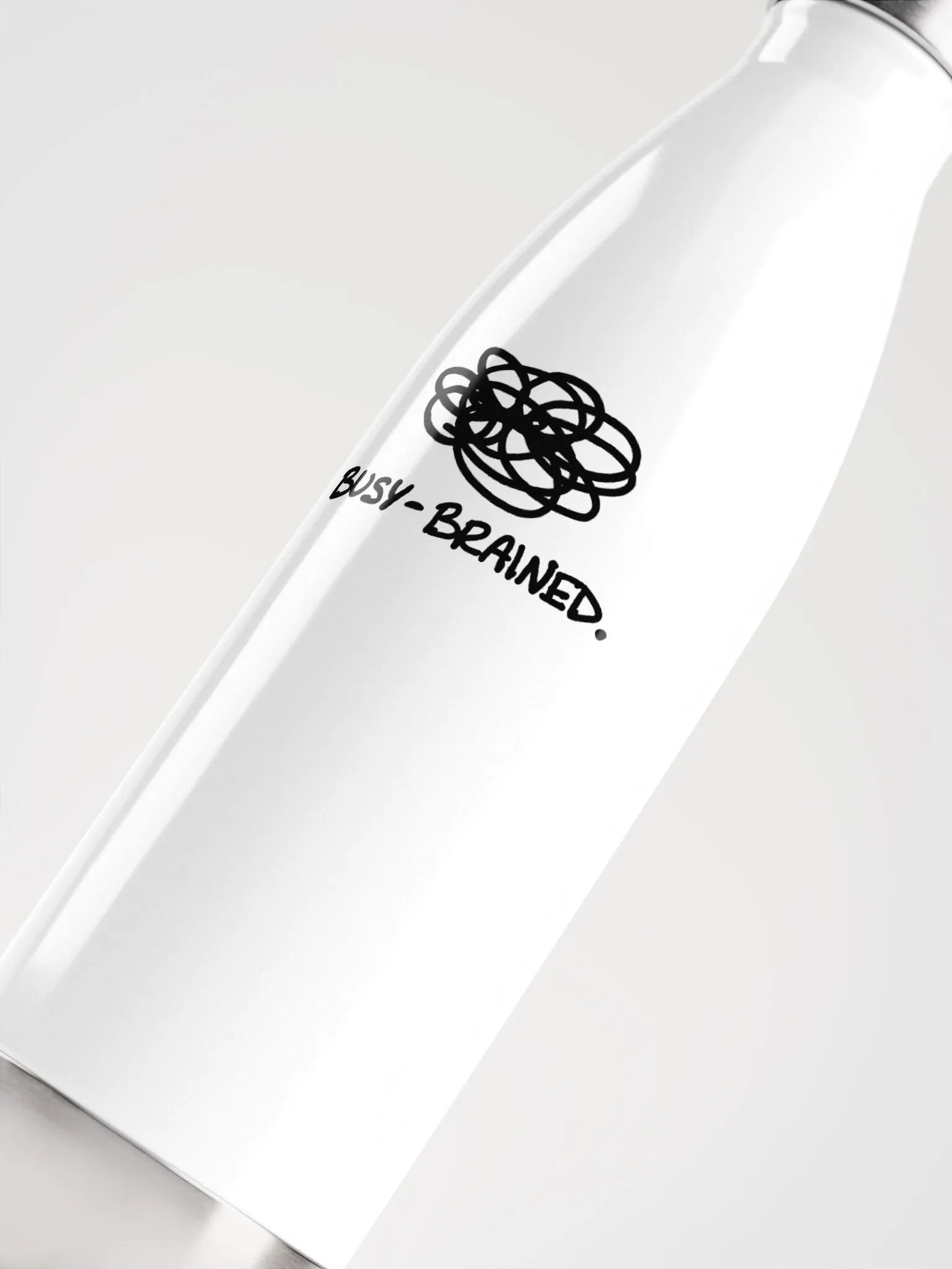 BUSY-BRAINED stainless steel water bottle product image (5)