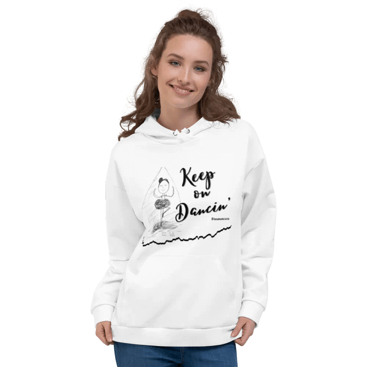 Keep Dancin' - White PULLOVER Hoodie product image (2)