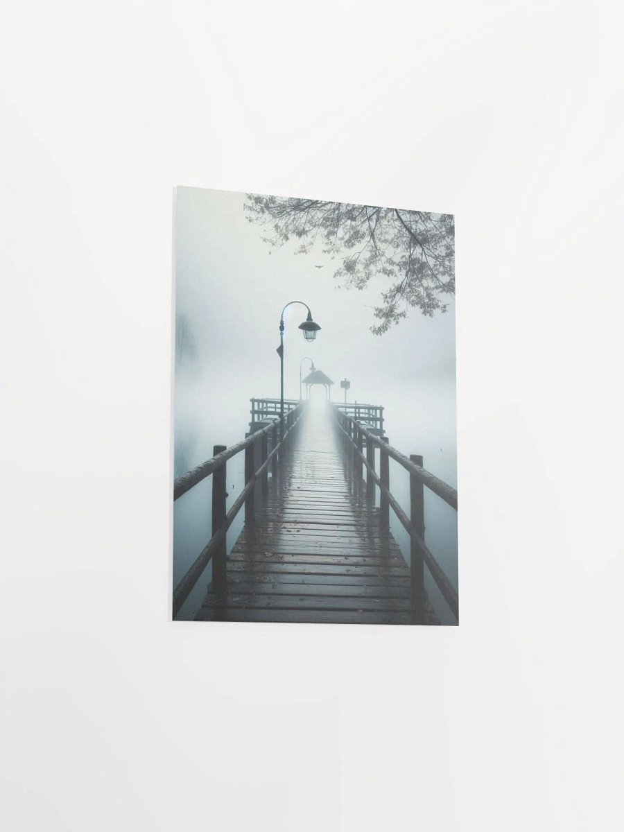 Misty Pier Tranquility Poster product image (12)