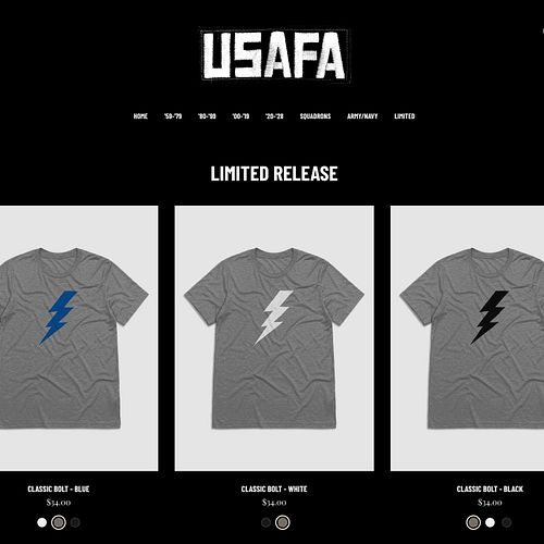 ***Attention in the area***

Limited Release Classic Bolt tees will discontinue Aug 31st. Get yours before they disappear. 

...