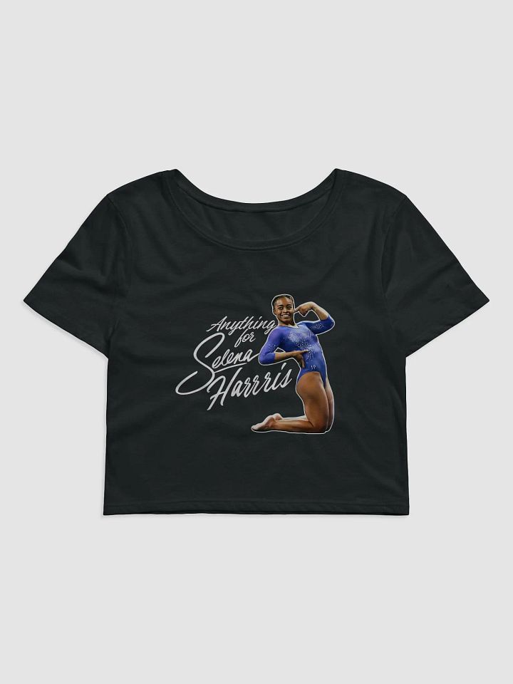 Anything for Selena Harris Women's Crop Baby Tee product image (2)