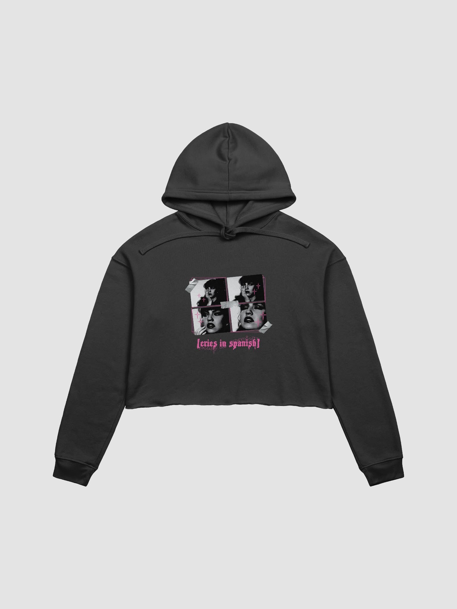 [criesinspanish] Crop Hoodie product image (5)
