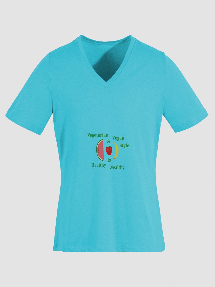 Fruity Vegan Lifestyle V-Neck Tee product image (6)