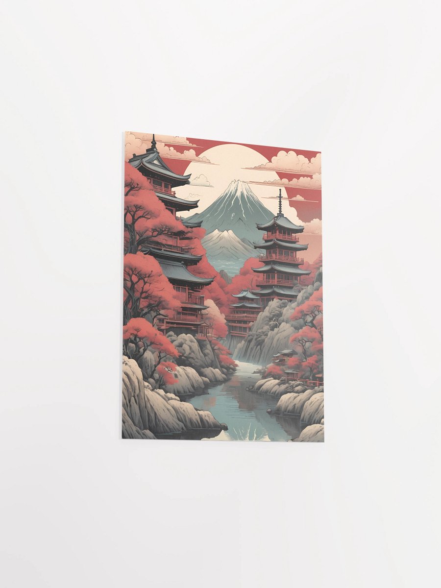 Serene Japanese Pagoda Poster product image (5)