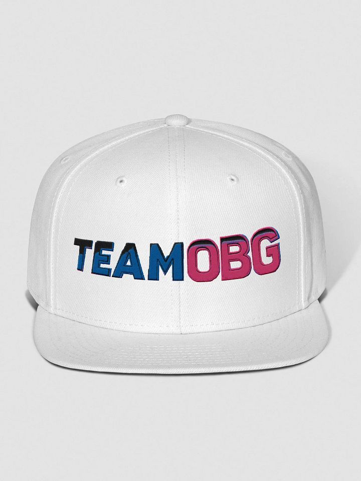 TeamOBG Snapback: White product image (2)