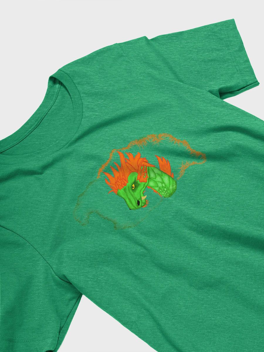 Fiery Dragon Head Stylized T-Shirt product image (3)