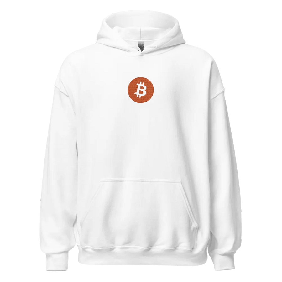 Bitcoin Logo Embroidered Hoodie product image (2)