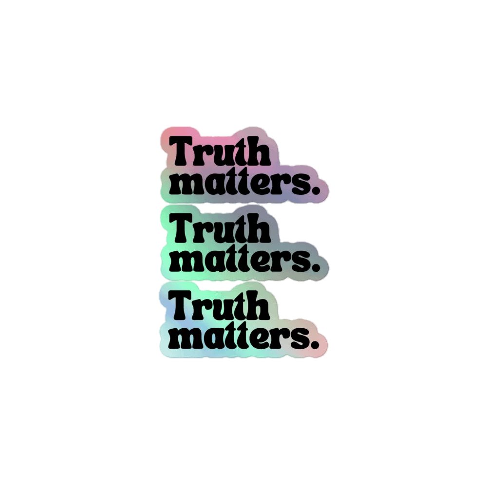 Truth Matters. Stickers product image (1)